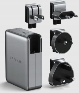 Ładowarka Satechi Ładowarka sieciowa podróżna Satechi 4-Port GaN Travel Charger US, UK, EU, AS 4xUSB-C 140W 3