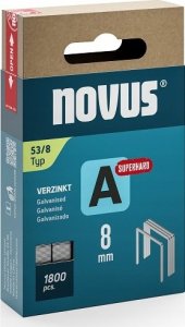 Novus Zszywki typ A 53/8 NOVUS super twarde [1800 szt.] 1