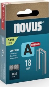 Novus Zszywki typ A 53/18 NOVUS super twarde [800 szt.] 1