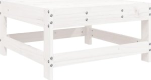 vidaXL vidaXL 7-cz. zestaw wypoczynkowy do ogrodu, biały, lite drewno sosnowe 7