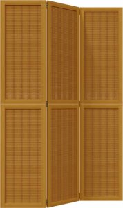 vidaXL vidaXL Parawan pokojowy, 3-panelowy, lite drewno paulowni 2