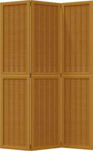 vidaXL vidaXL Parawan pokojowy, 3-panelowy, lite drewno paulowni 4