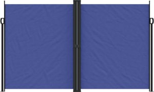 vidaXL vidaXL Zwijana markiza boczna, niebieska 200x1000 cm 3