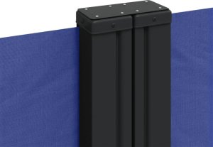 vidaXL vidaXL Zwijana markiza boczna, niebieska 200x1000 cm 6