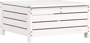 vidaXL vidaXL 7-cz. zestaw wypoczynkowy do ogrodu, biały, lite drewno sosnowe 7