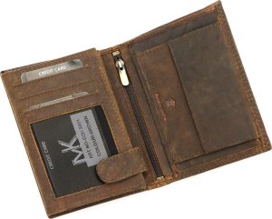 Money Kepper Skórzany męski portfel Money Kepper CCH 5601 NoSize 4