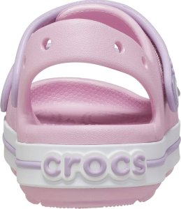 Crocs Sandały dla dzieci Crocs Crocband Cruiser różowe 209424 84I 27-28 3