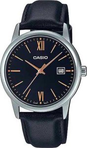 Casio Zegarek marki Casio model MTP-V002L kolor Czarny. Akcesoria męski. Sezon: Cały rok NoSize 1