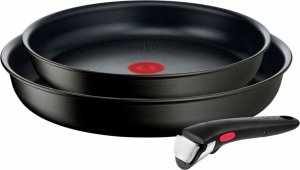 Patelnia Tefal Zestaw Patelni Tefal INGENIO UNLIMITED  22 cm  26 cm Czarny 1