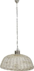 Lampa sufitowa DKD Home Decor Lampa Sufitowa DKD Home Decor Srebrzysty Naturalny Metal 50 W 80 x 80 x 47 cm 1