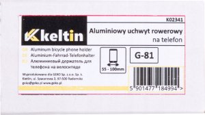 KELTIN Aluminiowy uchwyt rowerowy G-81 na telefon (100) 16