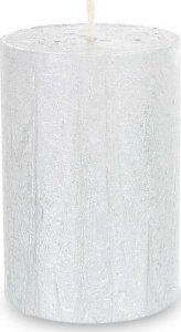 Art-Pol Pl Świeca Rustic Satin Słupek 70/100 Srebrny 1