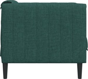 vidaXL vidaXL Fotel, ciemnozielony, obity tkaniną 5