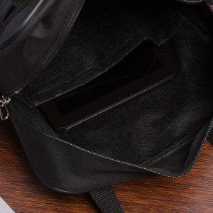 Beltimore Męska torba na ramię raportówka A4 listonoszka czarna pojemna elegancka F54 2