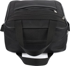 Beltimore Męska torba na ramię raportówka A4 listonoszka czarna pojemna elegancka F54 5