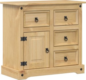 vidaXL Komoda Corona, 87x40x76 cm, lite drewno sosnowe 2
