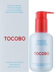 Tocobo Calamine Pore Control Olejek do demakijażu dla cery problematycznej i tłustej 200ml 1