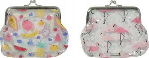 Swede Portmonetka transparentna owoce/flamingi U920 893 3