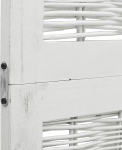 vidaXL vidaXL Parawan pokojowy, 3-panelowy, biały, lite drewno paulowni 6