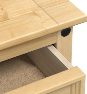 vidaXL Szafka nocna Corona, 53x39x50 cm, lite drewno sosnowe 7
