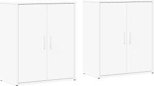 vidaXL vidaXL Szafki, 2 szt., białe, 60x31x70 cm, materiał drewnopochodny 2