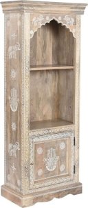 DKD Home Decor Księgarnia DKD Home Decor Niebieski Biały Wielokolorowy Naturalny Drewno mango Drewno MDF 61 x 30 x 152 cm 1