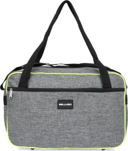 Bellugio Torba podróżna na bagaż samolotowy torba fitness sportowa weekend siłkę szara GR-7800 6