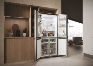 Lodówka Haier Lodówka kombinowana Haier HCR3818ENMM 182 Stal 23