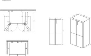 Lodówka Haier Lodówka kombinowana Haier HCR3818ENMM 182 Stal 24