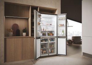 Lodówka Haier Lodówka kombinowana Haier HCR3818ENMM 182 Stal 31