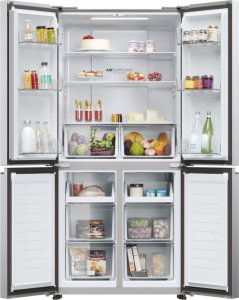 Lodówka Haier Lodówka kombinowana Haier HCR3818ENMM 182 Stal 40