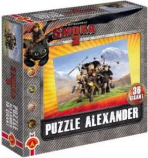 Alexander Puzzle 36 Gigant - Jak wytresować smoka 2: Ekipa w górach 1
