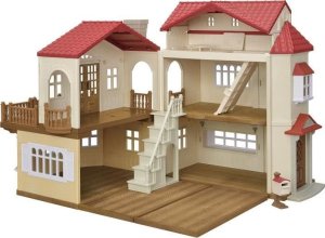 Sylvanian Families Red Roof Country Home Miniaturowy Dom Królik 3