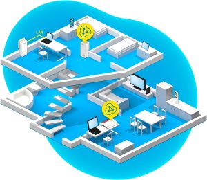 Access Point fritz! Powerline 1240 AX WLAN Set 1200 Mbit/s Biały 2 szt. (S0239390) 4