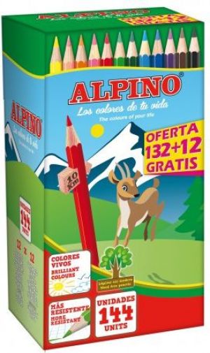 Alpino Kredki 144 kolory Festival 1