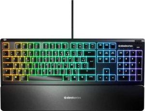 Klawiatura SteelSeries Klawiatura mechaniczna SteelSeries APEX 3 Czarny Francuski AZERTY 1