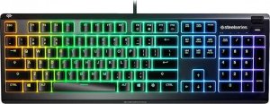 Klawiatura SteelSeries Klawiatura mechaniczna APEX 3 Czarny francuski AZERTY 13