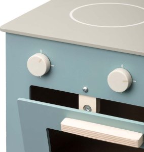 Micki Niebieska kuchnia drewniana dla dzieci piekarnik Micki 2