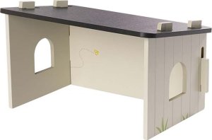 Micki Farma drewniana w stylu szwedzkim ze zwierzątkami Micki 5