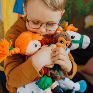 Pippi Małpka maskotka Pippi Langstrumpf Pan Nilsson 23 cm Pippi 4