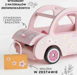 Le Toy Van Różowy samochód drewniany dla dziewczynki Sophie Le Toy Van 2