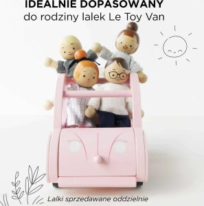 Le Toy Van Różowy samochód drewniany dla dziewczynki Sophie Le Toy Van 3