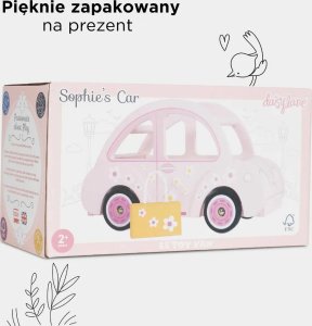 Le Toy Van Różowy samochód drewniany dla dziewczynki Sophie Le Toy Van 6