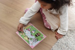 Micki Drewniane puzzle 20 szt Hello Kitty 1