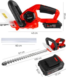 Maltec Nożyce Akumulatorowe do Przycinania Żywopłotu Gałęzi 20V 2