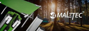 Maltec Łóżko Turystyczne Polowe Leżak Kanadyjka z Torbą 13