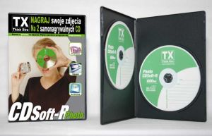 TX CD-R 680MB 24X FOTO CDSOFT 2SZT 1