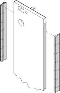 SCHROFF SCHROFF Zestaw osłon EMC ze stali nierdzewnej na panel przedni, 6 HU, 10 szt. 1