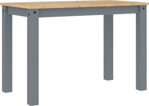 vidaXL Stół jadalniany Panama, szary, 117x60x75 cm, drewno sosnowe 2