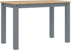 vidaXL Stół jadalniany Panama, szary, 117x60x75 cm, drewno sosnowe 6